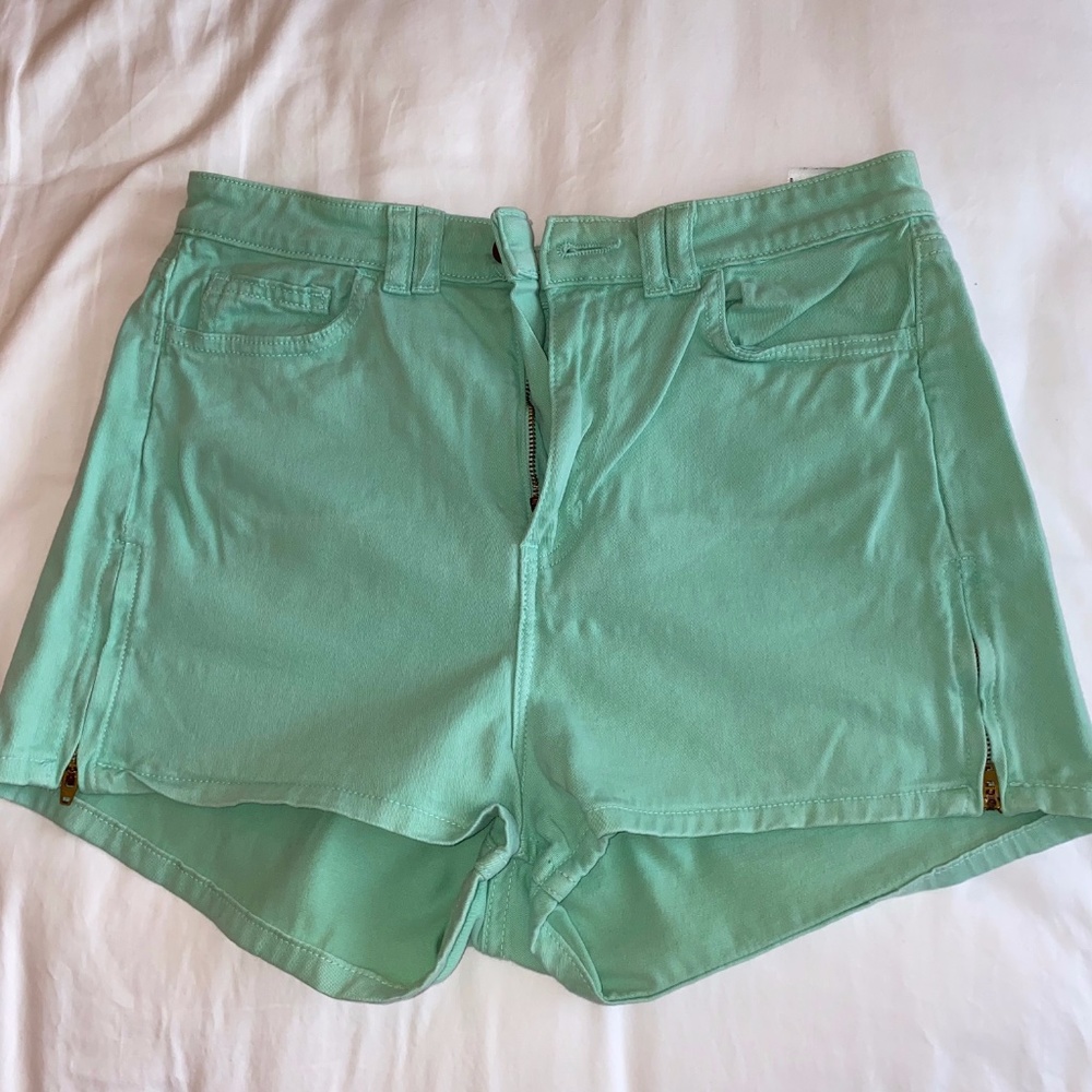 American Apparel high-waisted shorts